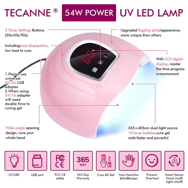 Gel Nail Polish Kit with UV Light - Image 5